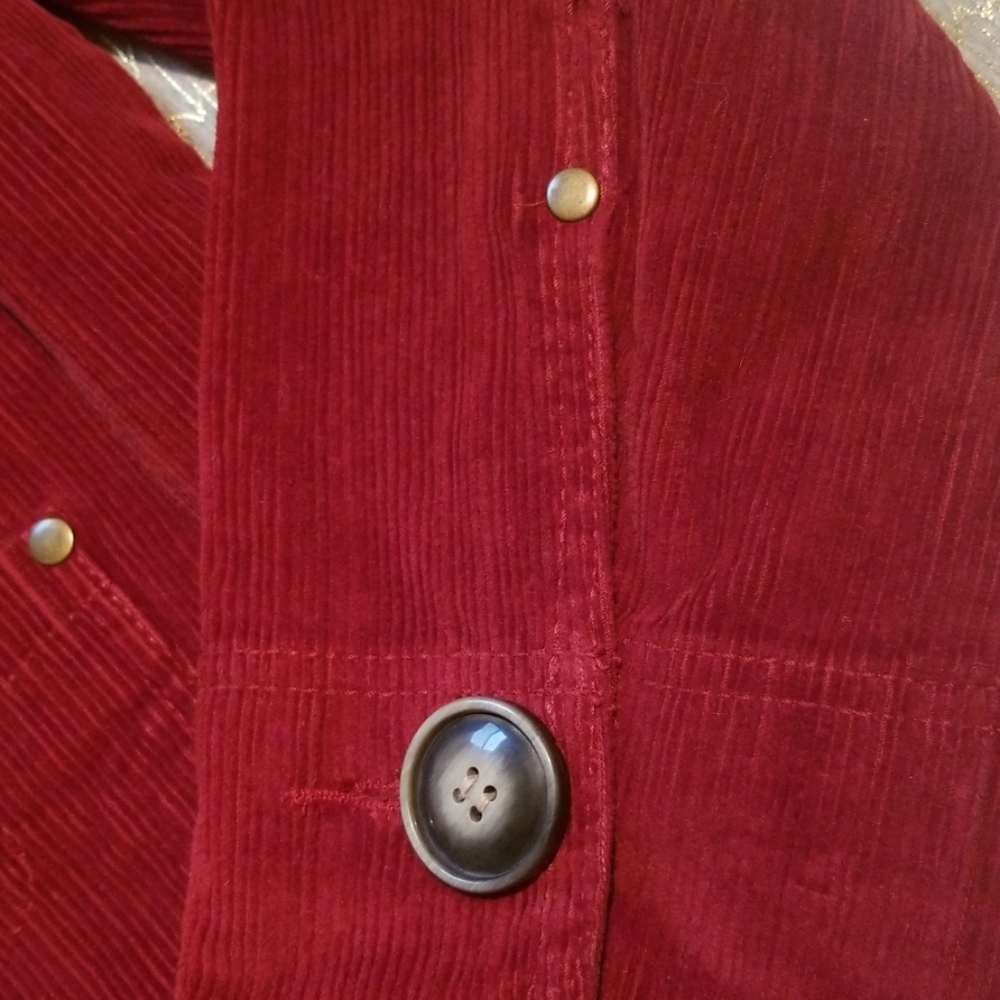 LIVE A LITTLE corduroy jacket size M - Picture 3 of 7
